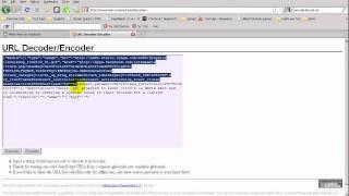 encode decode urls