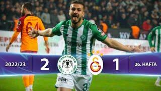 arabam.com Konyaspor (2-1) Galatasaray - Highlights/Özet | Spor Toto Süper Lig - 2022/23