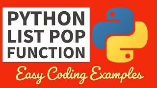 Python List Pop Function Code Example Practice 2022