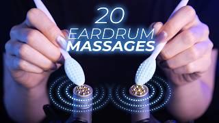 ASMR 20 Eardrum Massages for People Who Can’t Tingle (No Talking)