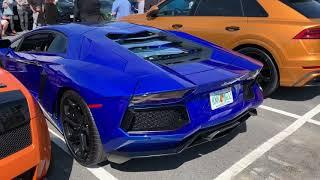 Cars and Cappuccino Luxury Car show Burlington Massachusetts