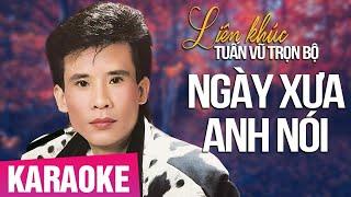 KARAOKE BEAT CHUẨN LIÊN KHÚC TUẤN VŨ 2 - 1 NGÀY XƯA ANH NÓI BEAT GỐC