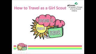 How to Travel as a Girl Scout