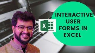 Day4 : Cojoint Inputs - Interactive User Form in Excel