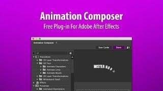 Как скачать плагин Animation Composer для Adobe After Effects!