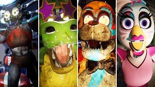 FNAF Security Breach - Swapping All Animatronics Jumpscares