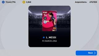 L. MESSI 103 RATED - PACK OPENING | eFootball PES 2021 Mobile |  Potw UEFA EURO