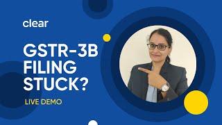 How to File GSTR 3B Return On ClearGST 2021? | Live Demo