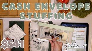 $541 Cash Envelope Stuffing | New Listings & Updates | 24 Year Old Budgets