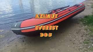 Azimut Everest 385. Тест-драйв на р.Нева.