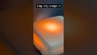 Removing carbon from carbon dioxide  #chemistry #CO2 #chemicalreaction #chemist  #chemistryteacher