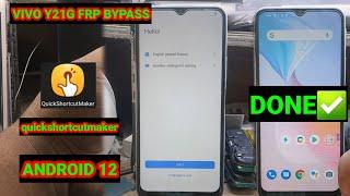 VIVO Y21G FRP BYPASS||GOOGLE ACCOUNT BYPASS||ANDROID 12||PIN, PATTERN,PASSWORD,FRP||