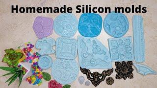Homemade silicon Molds for art and craft/ DIY silicon molds for clay and resin/Silicon Mold making