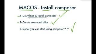 Mac OS - Install composer