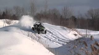 ARCTIC CAT WILDCAT 1000 JUMP IN SNOW