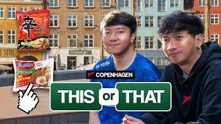 This or That with Indo Dota Pros @ TI w/ Tundra Whitemon