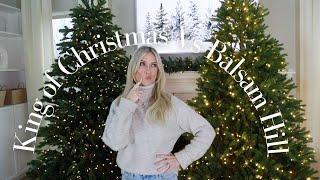 KING OF CHRISTMAS VS BALSAM HILL TREE REVIEW | MY HONEST IMPRESSION OF KOC VS BH