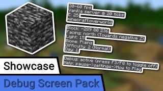 This Pack Adds a Debug Screen to Minecraft: Bedrock Edition