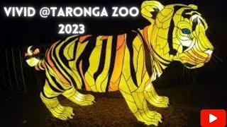 Vivid @ Taronga Zoo. Wild Lights Display 2023