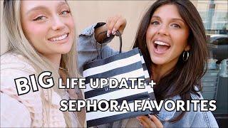 VLOG: MAJOR Life Update... & Re-upping On Sephora Favorites | Case & Linds