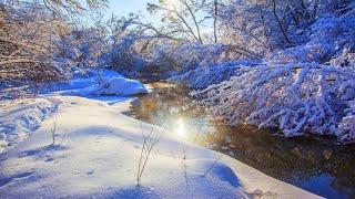 Beautiful Snow Scene - Winter Scene - Relaxing Piano Sleep Music: Meditation, Spa Music & Study 103