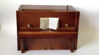 VINTAGE WALL PIANO MUSIC BOX