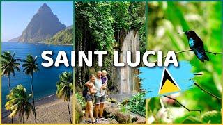 SAINT LUCIA - Most BEAUTIFUL Island in the World! - TRAVEL GUIDE to ALL Top Sights of St Lucia