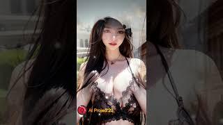 [4K] BLACK BRA, SEXY GIRL highlight by ai art p20s - 女性 ai | #aiart #lookbook #beauty #girl