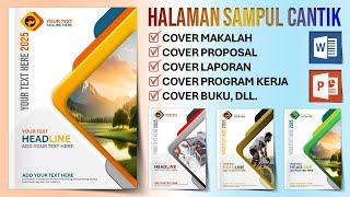 Membuat Halaman Sampul Cover Cantik di Word PowerPoint