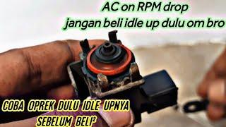 cara memperbaiki idle up AC yang bikin RPM drop ketika ac on pada mobil great corolla ( all new )