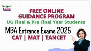 MBA 2025 | Entrance Exams | Placements | Salary | Free Online Guidance #mba2025