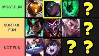 The MOST and LEAST Fun Support Champions (TIER LIST)