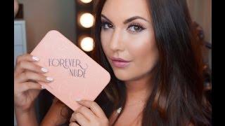 Rosy Eyes  BH Cosmetics Forever Nude Palette/ MAC Rose Pigment Tutorial.