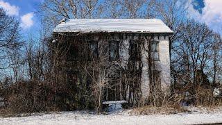 Incredible Snowed in Abandoned Oakwood Manor House Up North in Pennsylvania Built in 1868