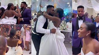 See How Bimbo Ademoye, Kunle Remi’s Wife & Others Scattered The Dance Floor At The Wedding Reception