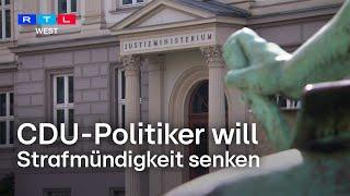 Gewalt, Diebstahl, Überfälle – CDU-Mann will Strafmündigkeit von 14 auf 12 Jahren senken | RTL WEST