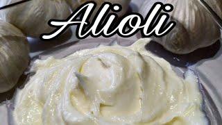 Alioli in one minute!/ Spanish recipes with Sofia