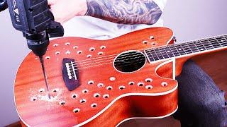 I drilled holes in my guitar and it sounds UNREAL
