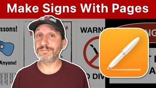 How To Make Signs With Mac Pages