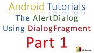 134 Android Alert DIalog With Text Part 1 |