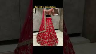 Messho Heavy Work Lehenga hual #shorts #lehengacholi #lehengalove