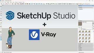 How to install Sketchup Studio 2023 in windows along with V-Ray in Telugu