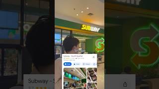 Subway 1 Bintang vs 5 Bintang #subway #beef #chicken #food #star #review #fyp #shorts