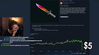 bayonet fade sells for $5