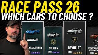 CSR2 Race pass 26 Which Car To Choose | Best Race Pass Cars