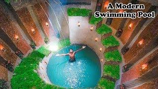 Amazing Building Compilation! Build The Most Modern Underground Swimming Pool with Underground House