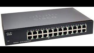 Cisco SF100-24 24-Port Unmanaged Fast Ethernet Switch, 100 Series.