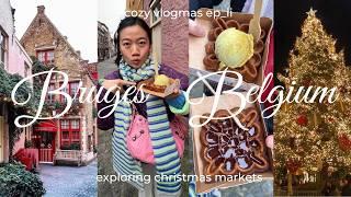 Vlogmas in Bruges, Belgium  cozy december days, Christmas Markets, Travel guide Fairytale City