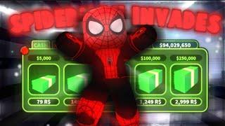 The GRIND To 100 MILLION CASH As SPIDER-MAN… (Roblox Jailbreak)