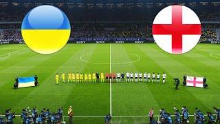 Ukraine vs England - Quarter Final - EURO 2020 Gameplay